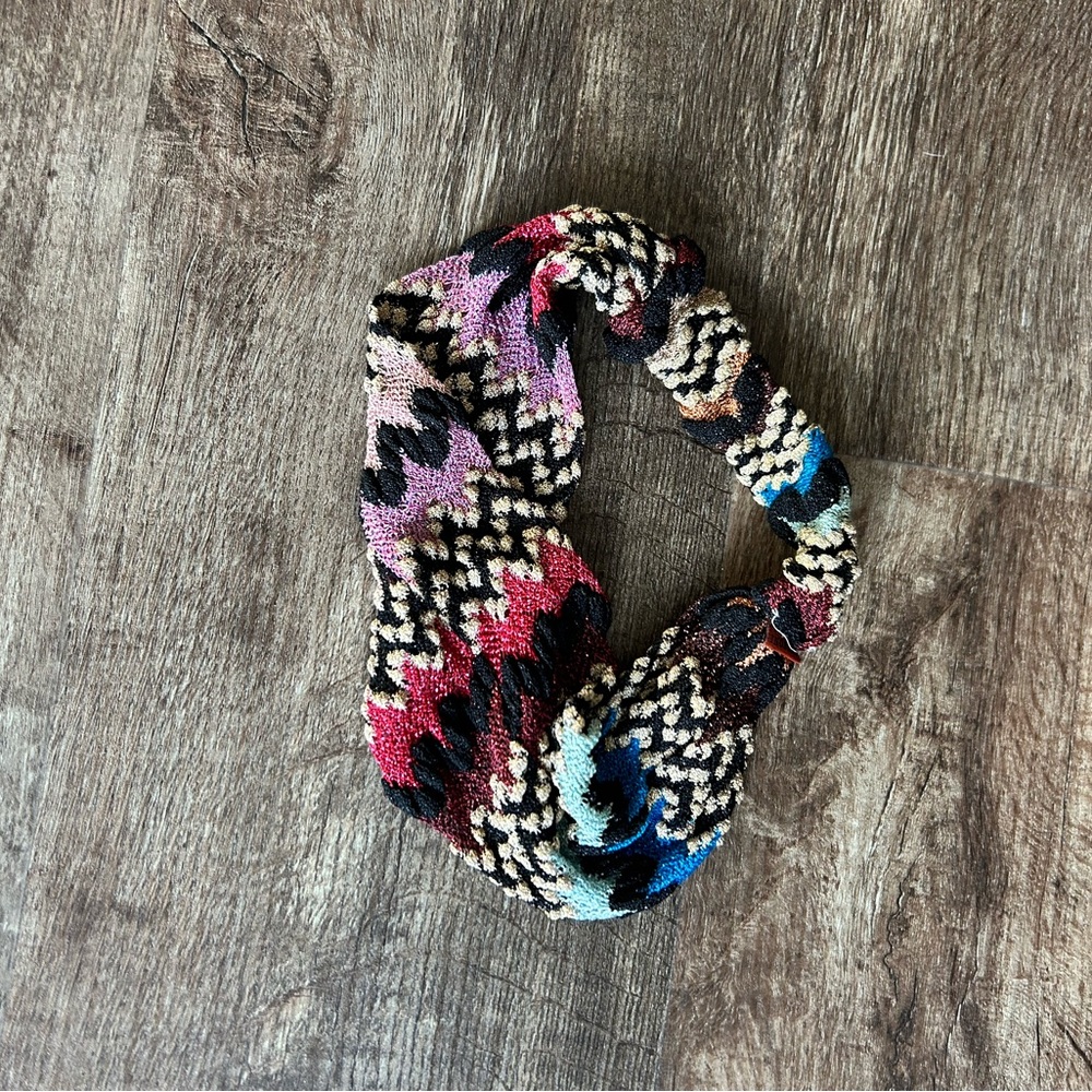 Missoni Multicolor Zigzag Headband